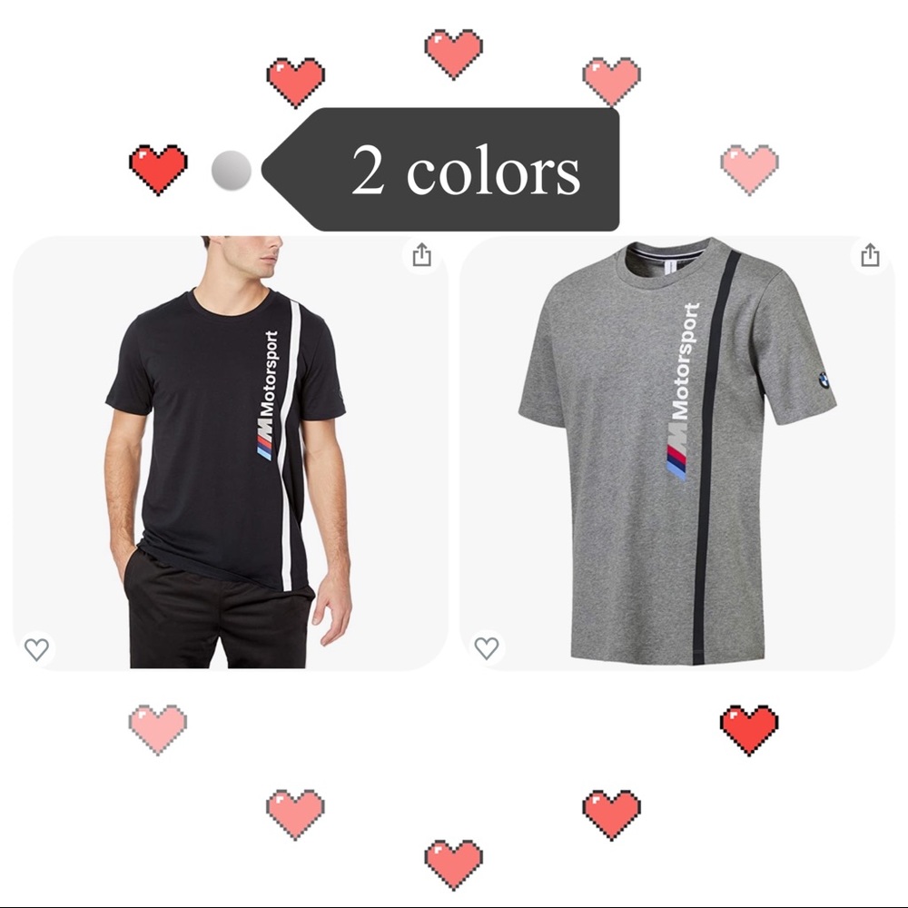 PUMA Men's BMW M Motorsport Side Stripe Logo Tee